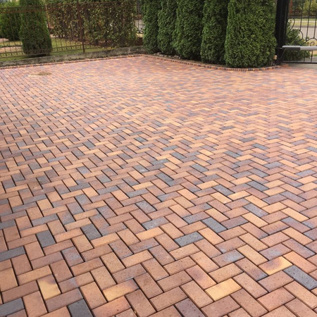 Тротуарный кирпич «ABC-Klinkergruppe» Herbstlaub-geflammt 200х100х52