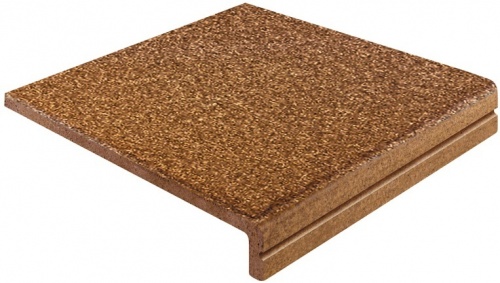 Клинкерная ступень фронтальная Recto T-4 Natural Gresan 330x330x50/20 мм